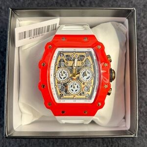 ActivaFury Invicta Men's Watch-44.3mm MOD-ACW2305-031 Red&Gold Skeleton(NWT)